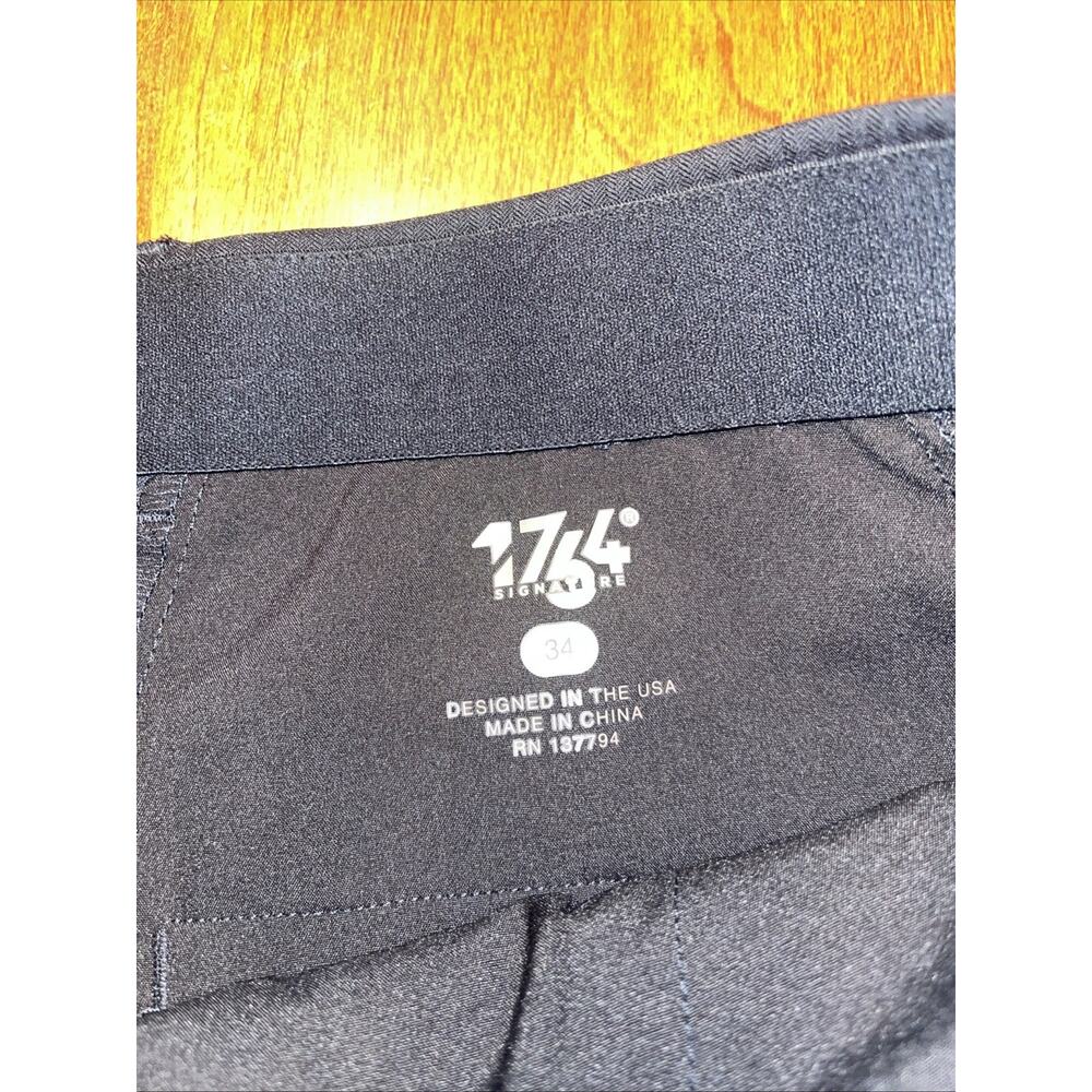 1764 Signature Mens Black Performance Golf Shorts 34(35) X 9 - Picture 3 of 5